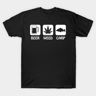 Beer Weed Carp T-Shirt